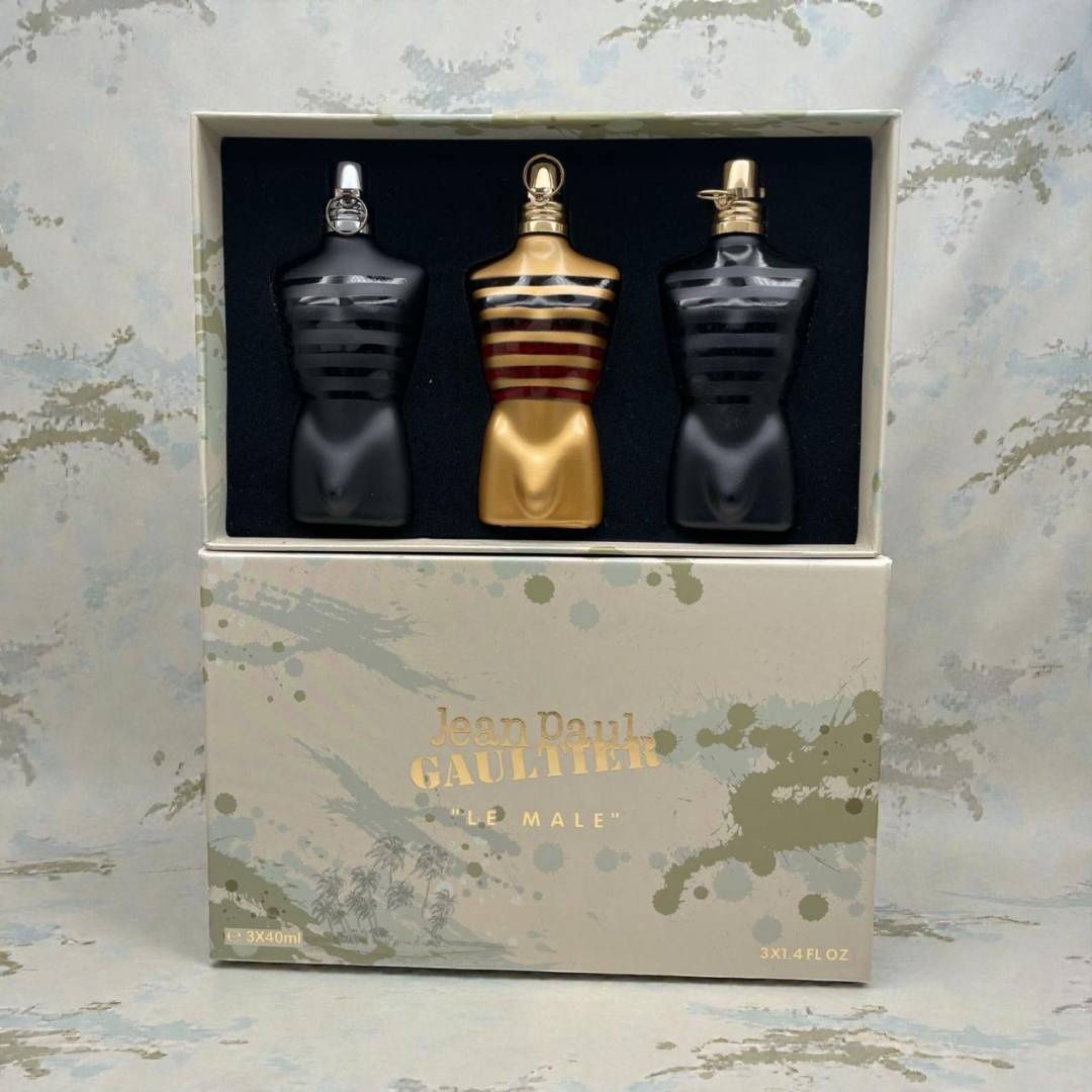 Jean Paul Gaultier Le Male Perfume Gift Set β 3 Γ 40ml π€