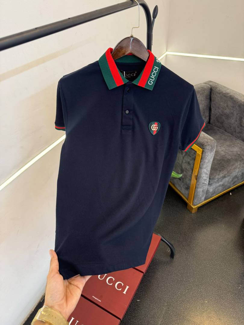 Guccci nevy blue box pack imported polo Tshirt