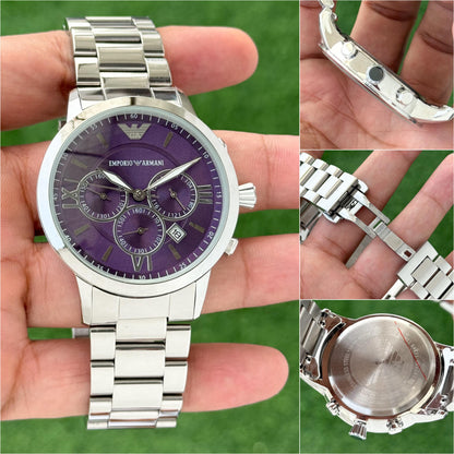 Armani Purple Dial For Men