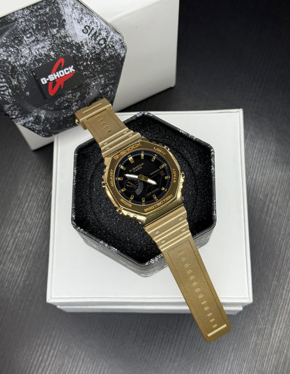 G-shock Metal Bezel coloured Gold