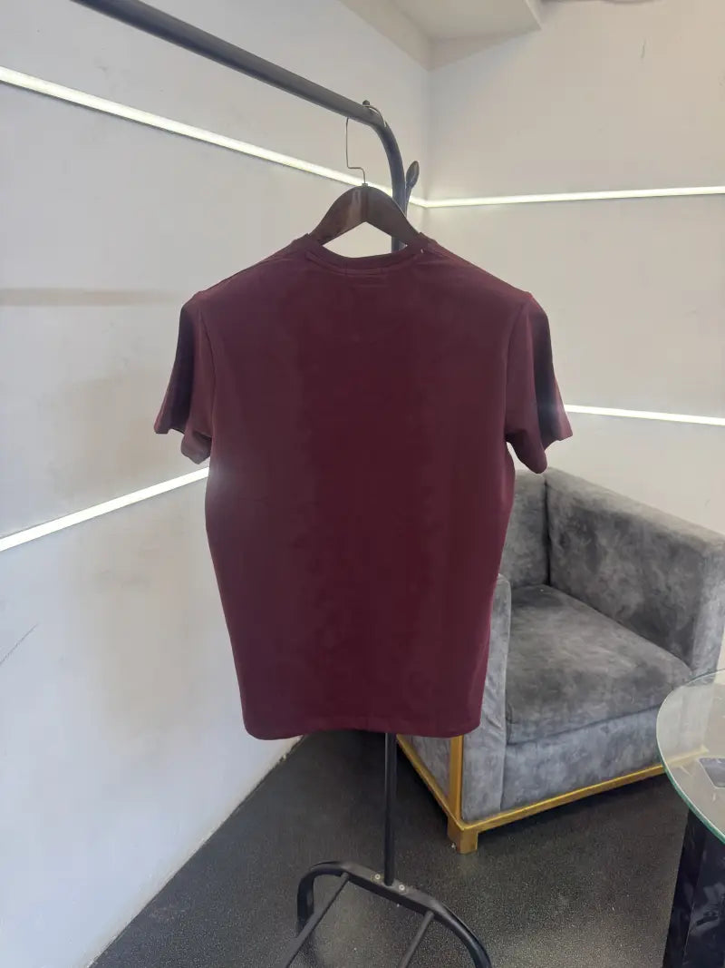 Calvin kline wine imported round neck tshirt