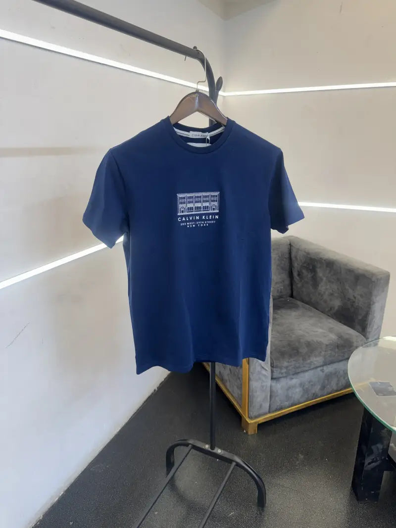 Calvin kline blue imported round neck tshirt