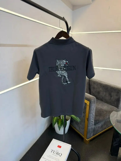 True religion grey imported box pack polo tshirt