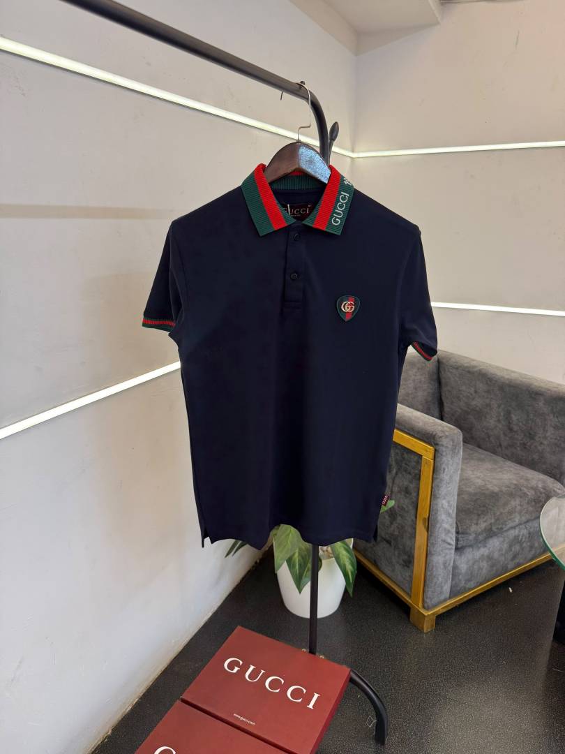 Guccci nevy blue box pack imported polo Tshirt