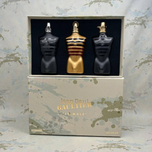 Jean Paul Gaultier Le Male Perfume Gift Set – 3 × 40ml 🖤
