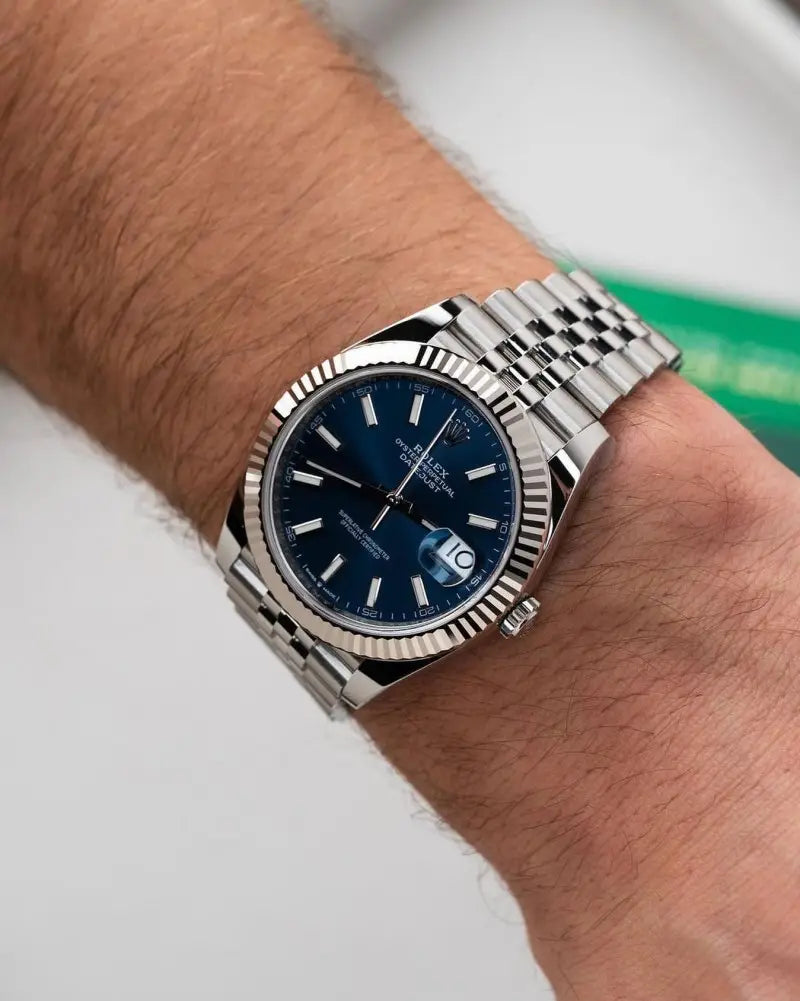 ROLEX DATE JUST (SILVER BLUE) – VIRAT KOHLI