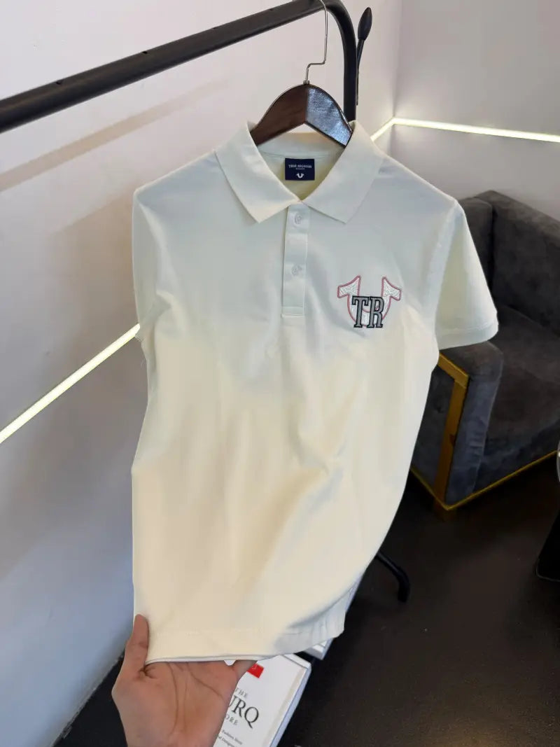 True religion Cream imported box pack polo tshirt