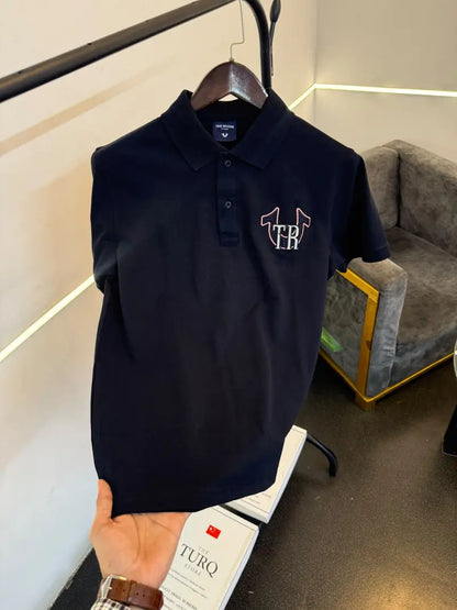 True religion nevy blue imported box pack polo tshirt