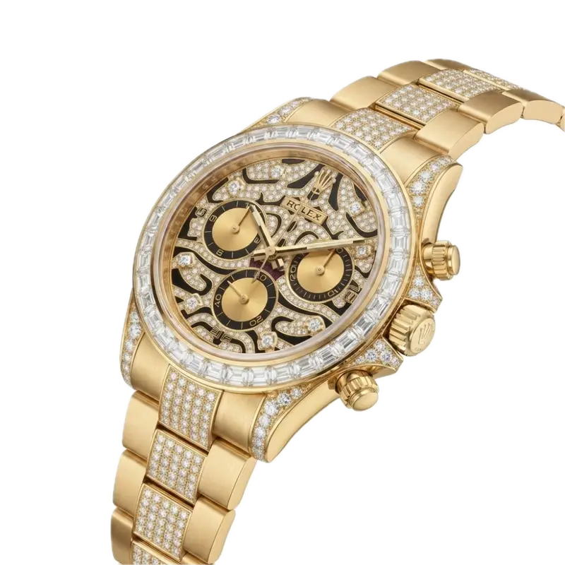 ROLEX DAYTONA EYE OF THE TIGER (GOLD CHAIN)