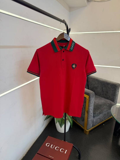 Guccci red box pack imported polo Tshirt