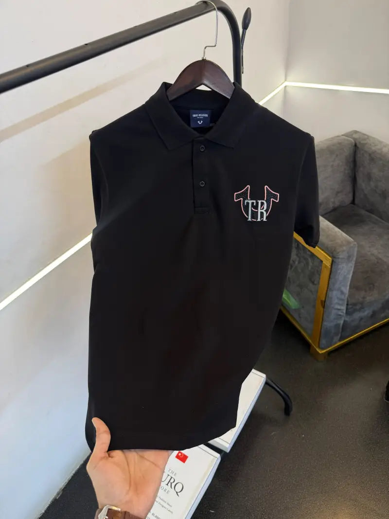 True religion black imported box pack polo tshirt