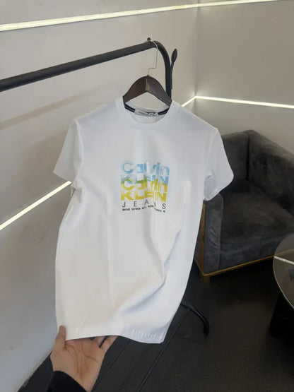 Calvin kline white imported round neck tshirt